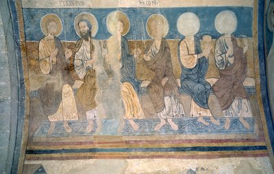 Fresco en el vestíbulo de Unknown